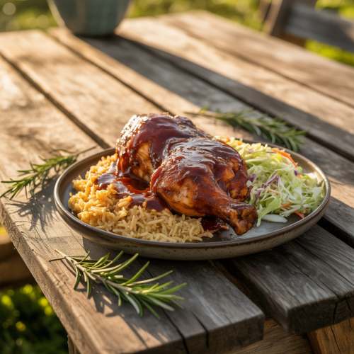 BBQ Chicken and rice recipe