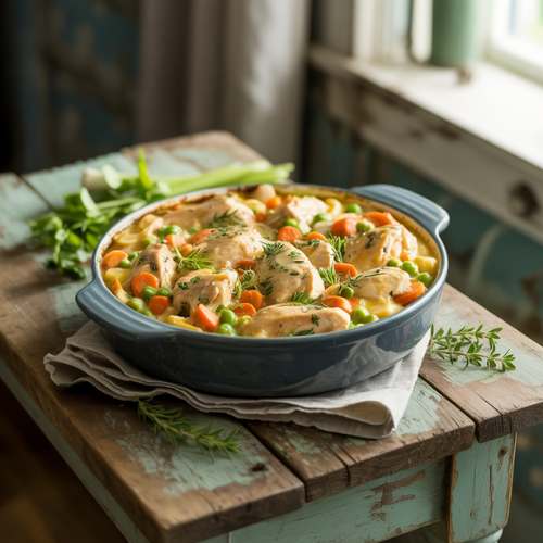 Chicken and veg casserole