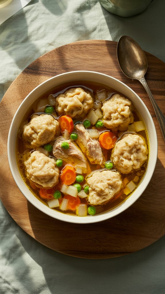 comforting chicken and dumplings