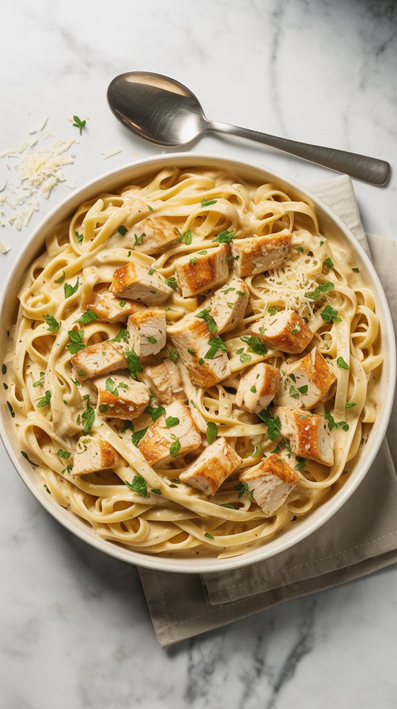 creamy chicken alfredo recipe