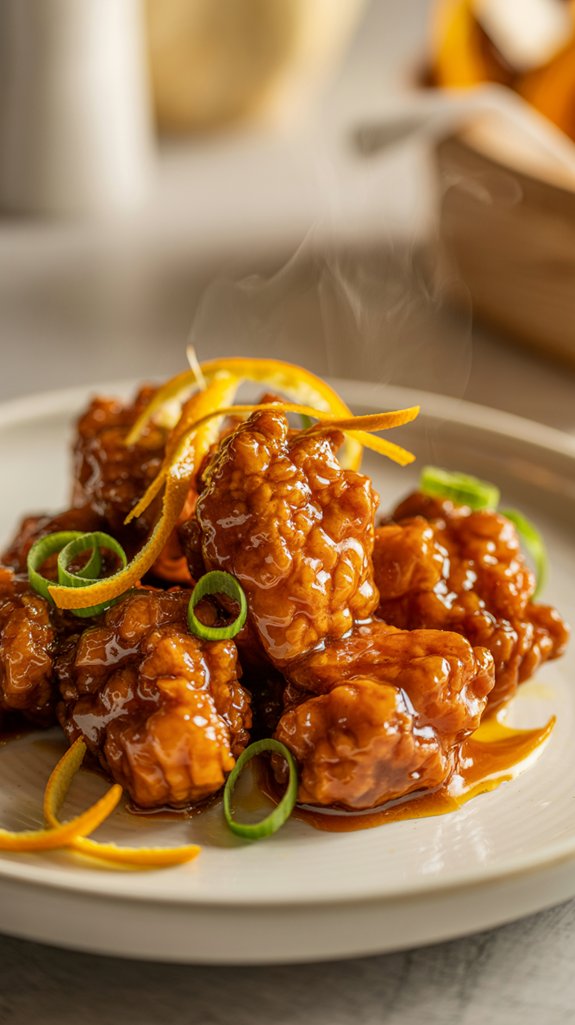 crispy orange chicken preparation