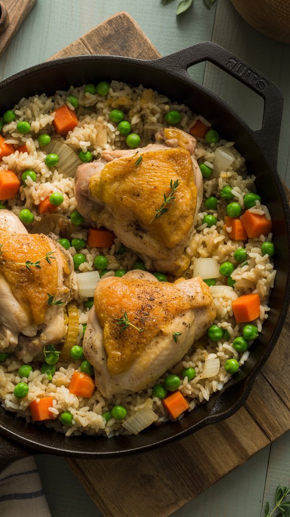 rustic chicken and rice