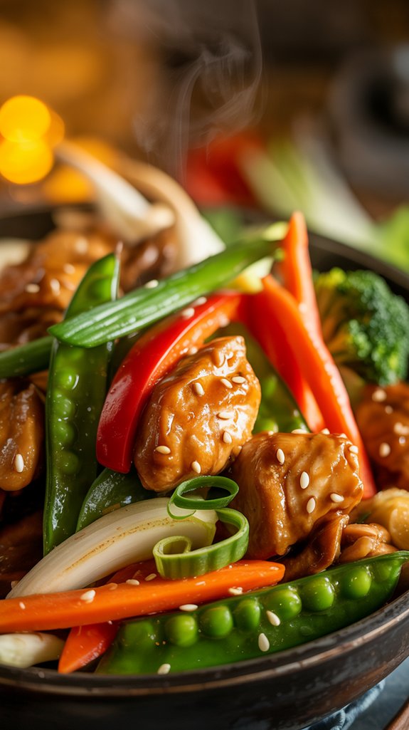 stir fry chicken and vegetables
