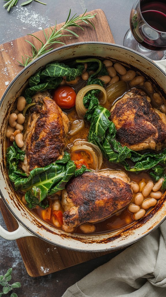 tuscan chicken with wine