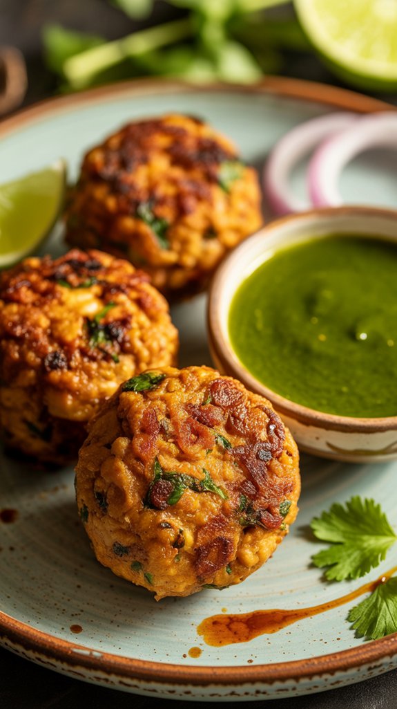 aromatic indian chicken koftas