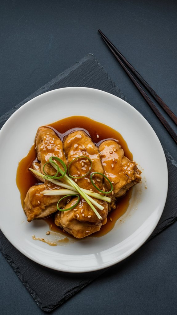 asian ginger chicken dish