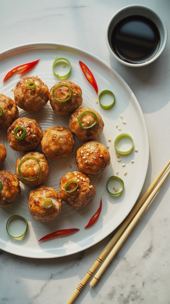 asian style chicken ball recipe