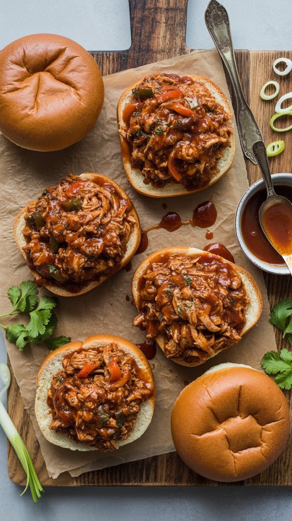 bbq chicken sloppy joes