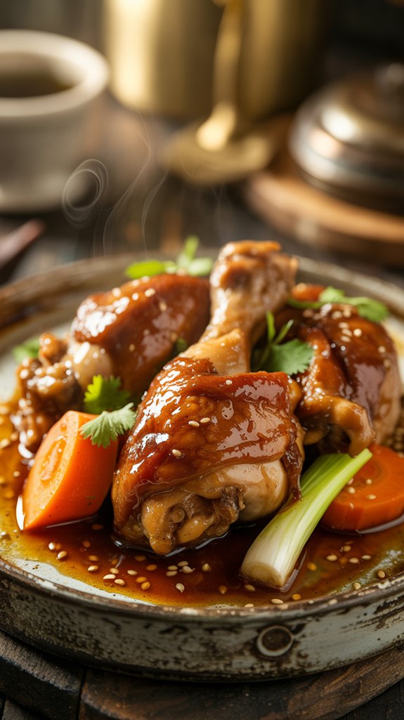 beer braised chicken stir fry