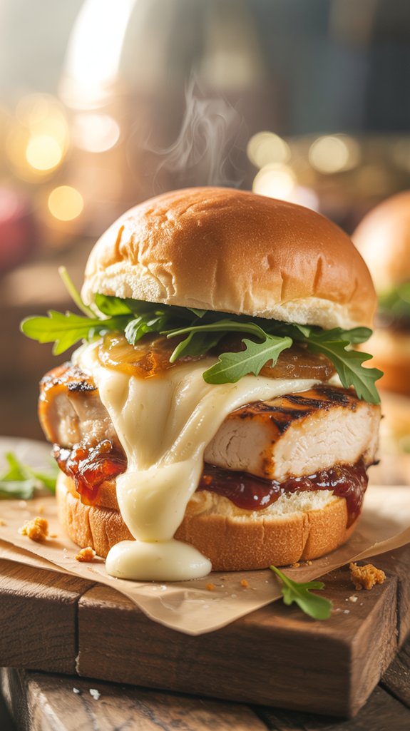 brie chicken sliders recipe