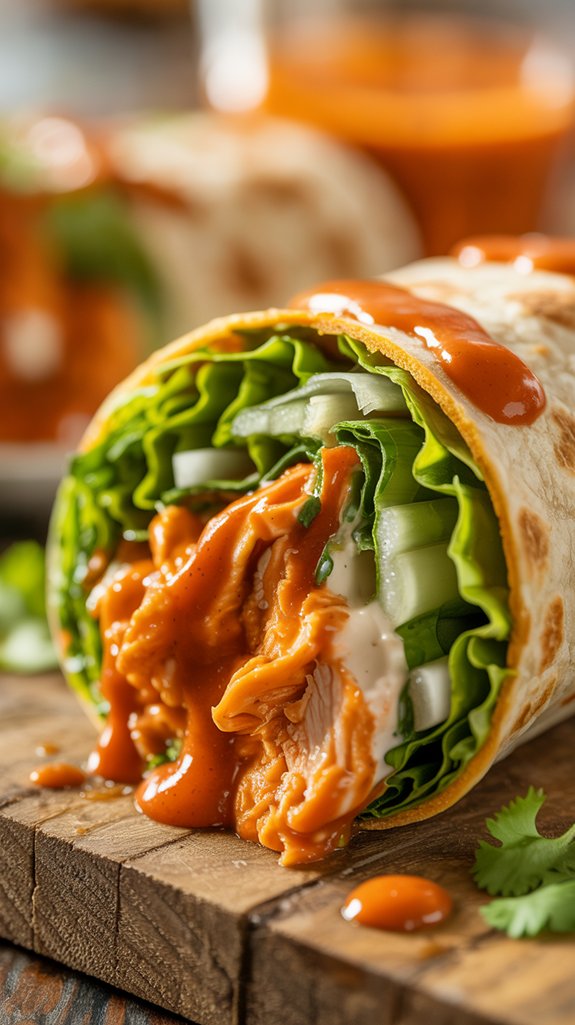 buffalo chicken wrap recipe