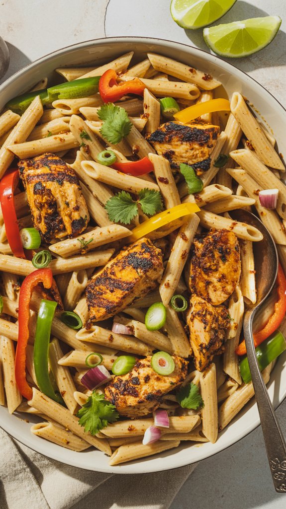 caribbean jerk chicken pasta