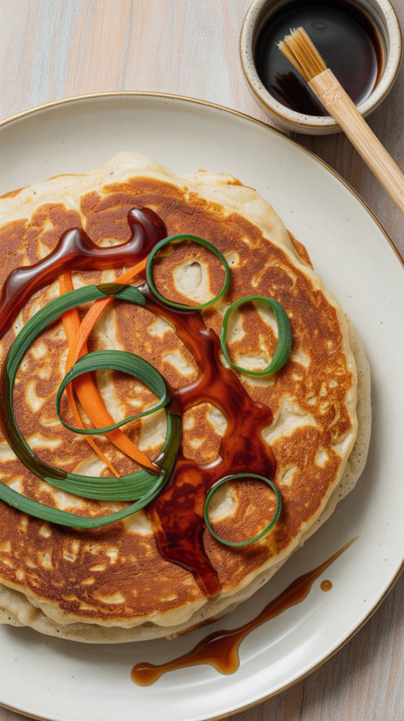 char siu chicken pancakes