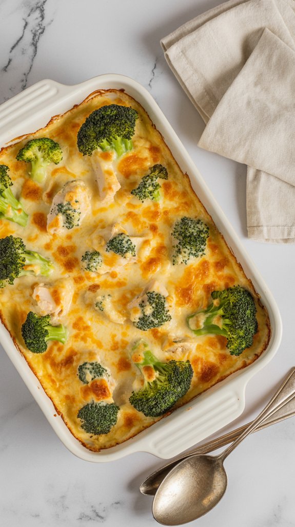 cheesy chicken broccoli casserole
