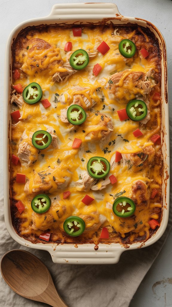 cheesy monterey chicken casserole