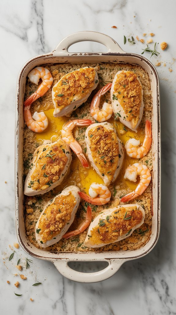 chicken and shrimp dish