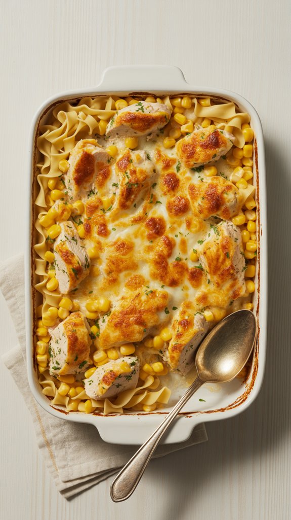 chicken corn noodle casserole