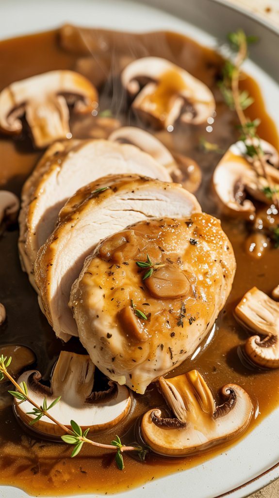 chicken marsala with mushrooms