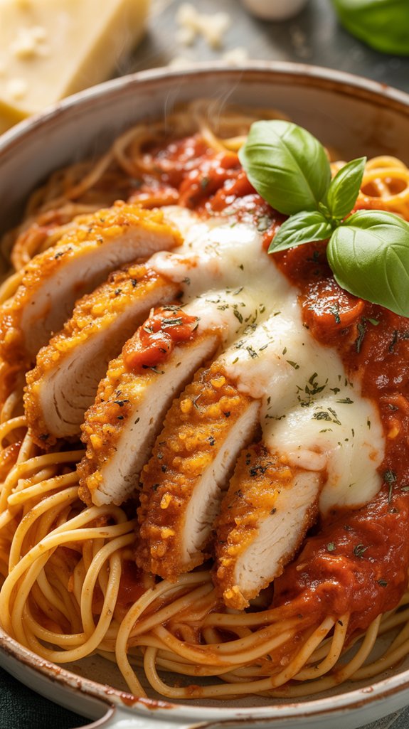chicken parmesan pasta recipe