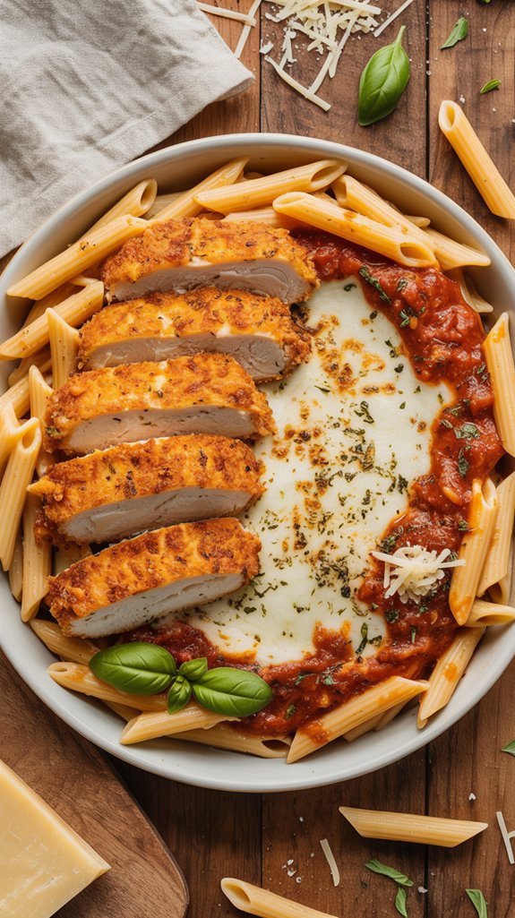 chicken parmesan pasta recipe