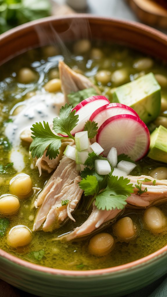 chicken soup with tomatillos