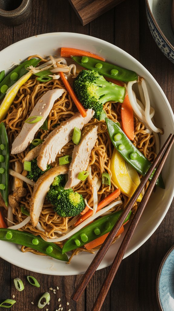 chinese chicken chow mein