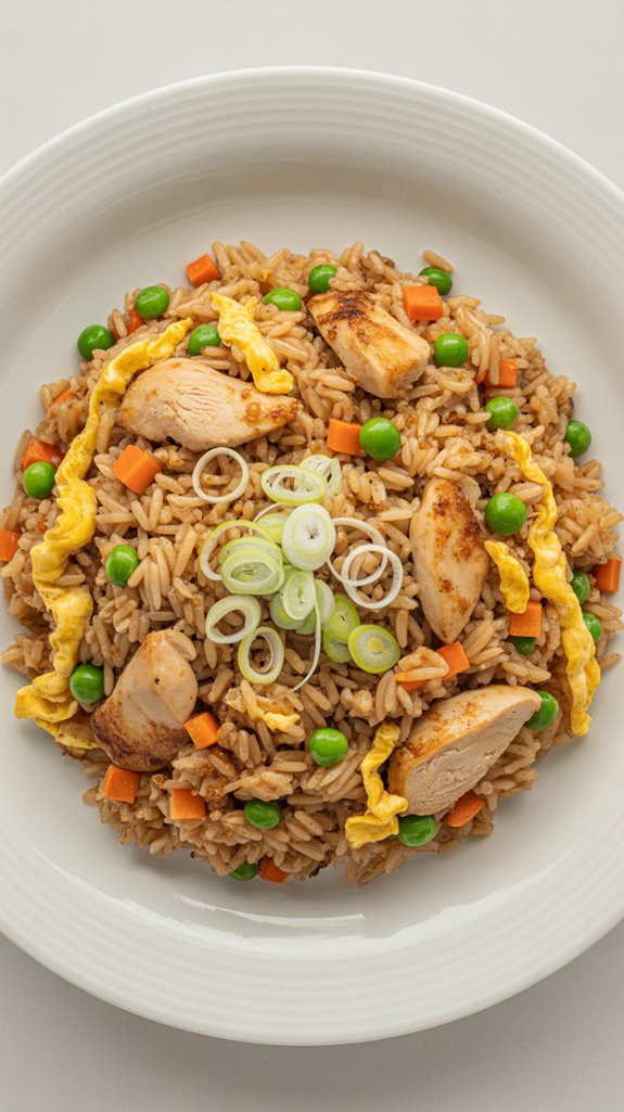 chinese chicken fried rice