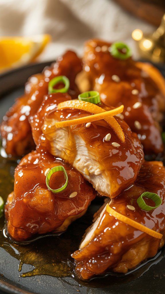 citrusy orange chicken recipe