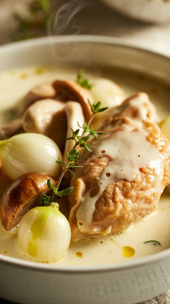 classic french chicken fricassee