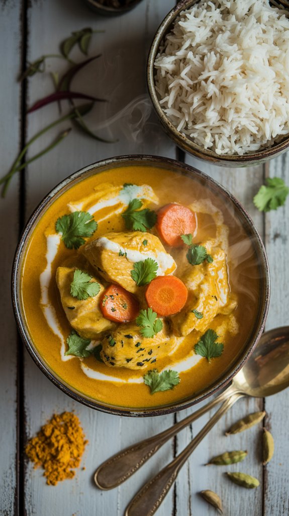 coconut curry chicken dish recipe