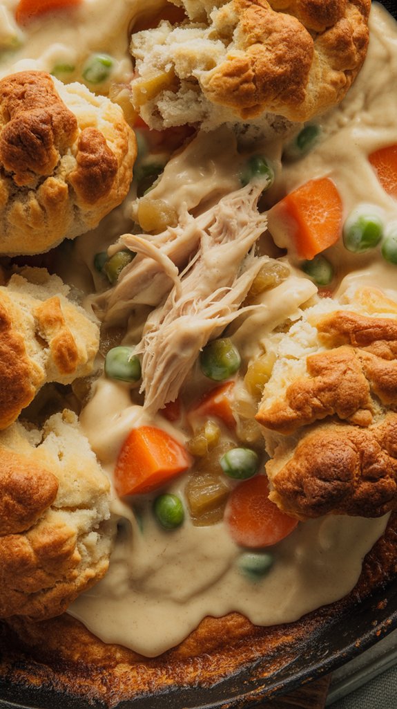 comforting chicken cobbler recipe