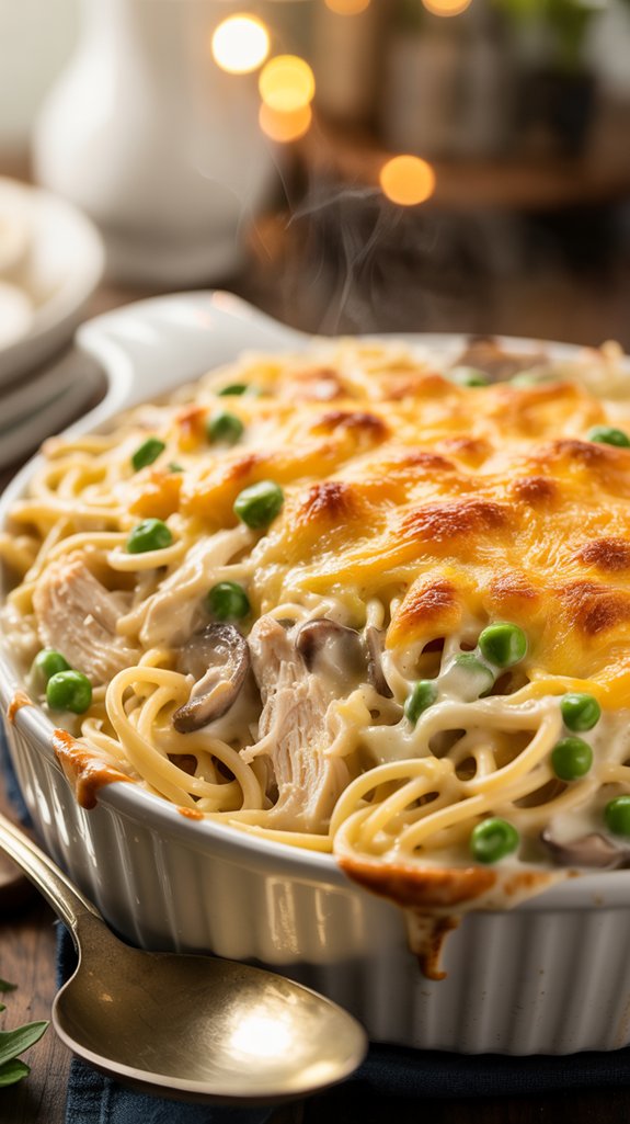 comforting chicken rice casserole