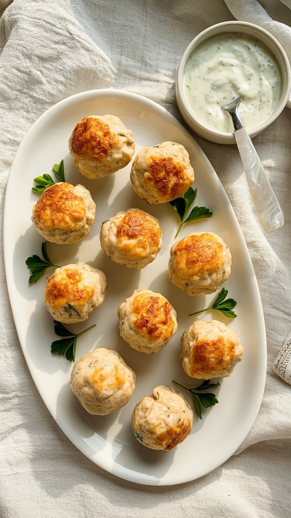 cream cheese chicken balls