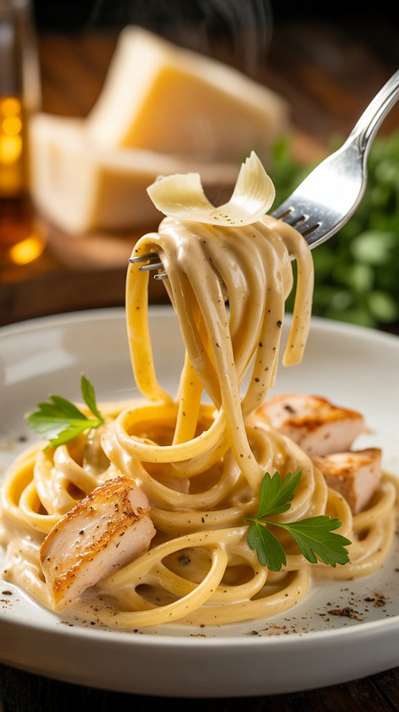 creamy chicken carbonara recipe