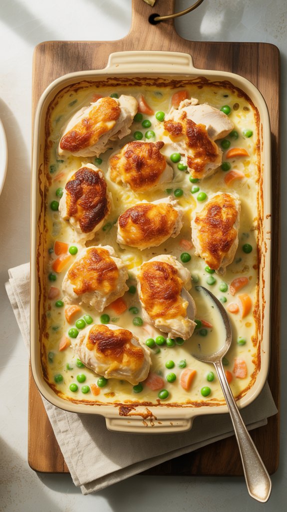 creamy chicken casserole recipe