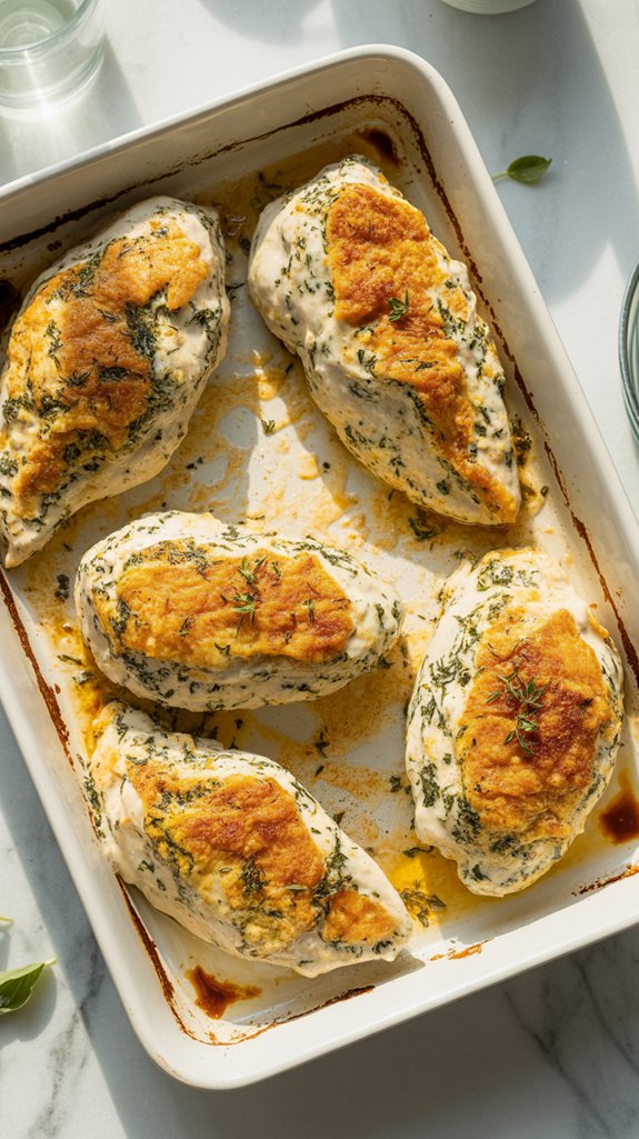 creamy parmesan chicken dish