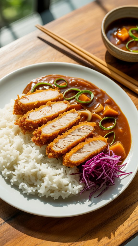 crispy chicken katsu curry