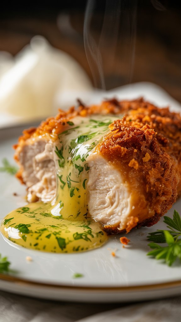 crispy chicken kiev recipe