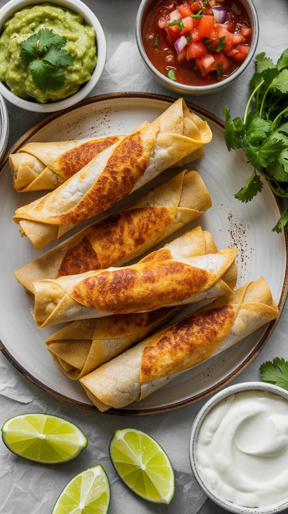 crispy chicken taquitos recipe
