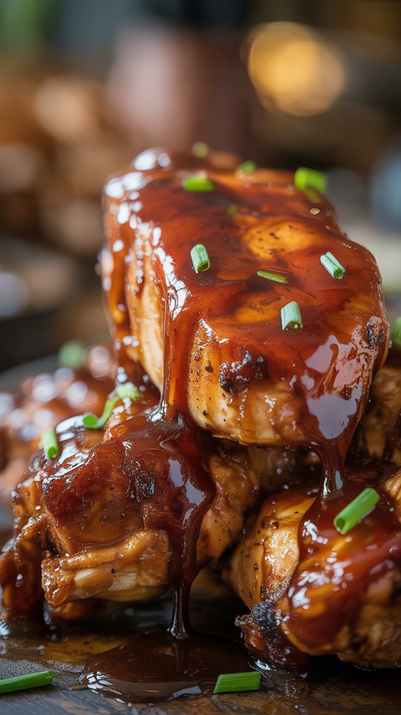 crispy honey bbq chicken
