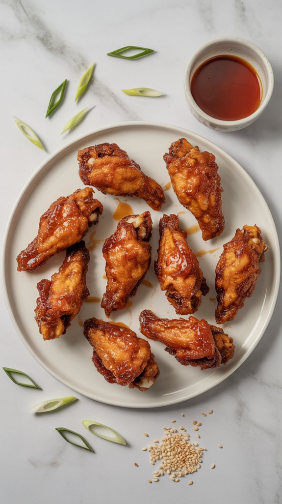 crispy korean chicken wings
