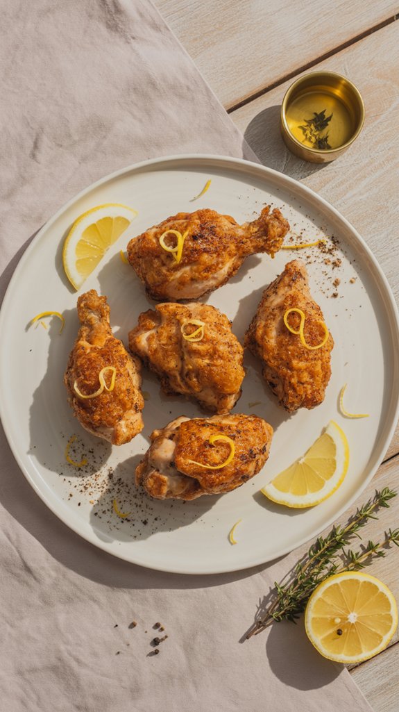 crispy lemon pepper chicken