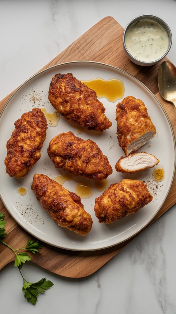 crispy pan fried chicken tenders