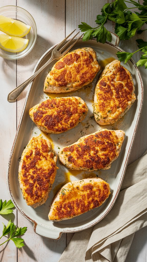crispy parmesan chicken delight