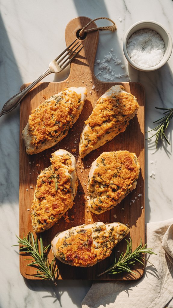 crispy parmesan chicken delight