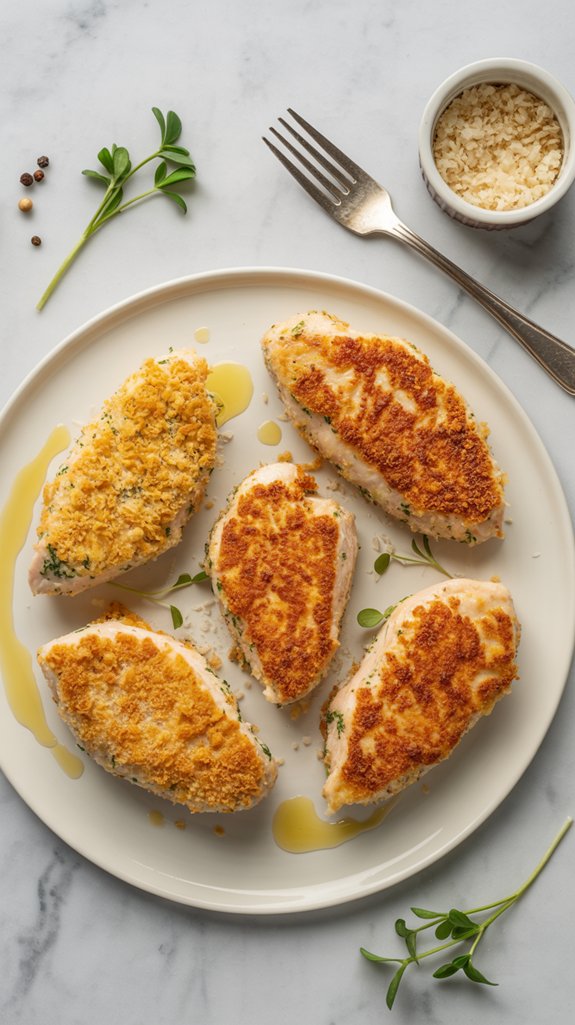 crispy parmesan panko chicken