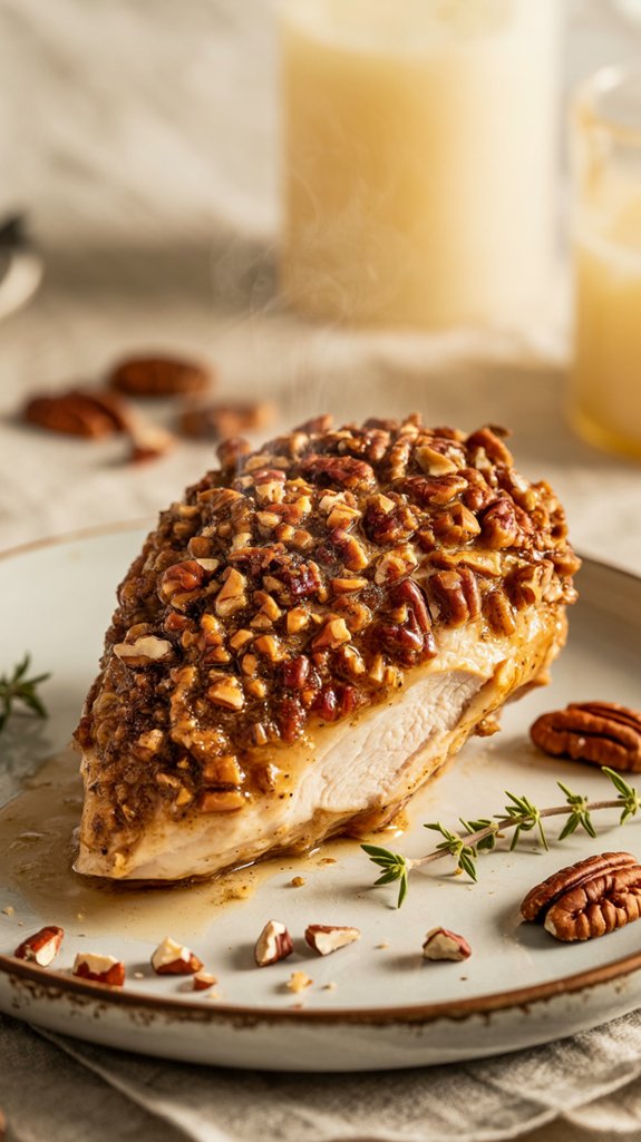 crispy pecan coated chicken recipe