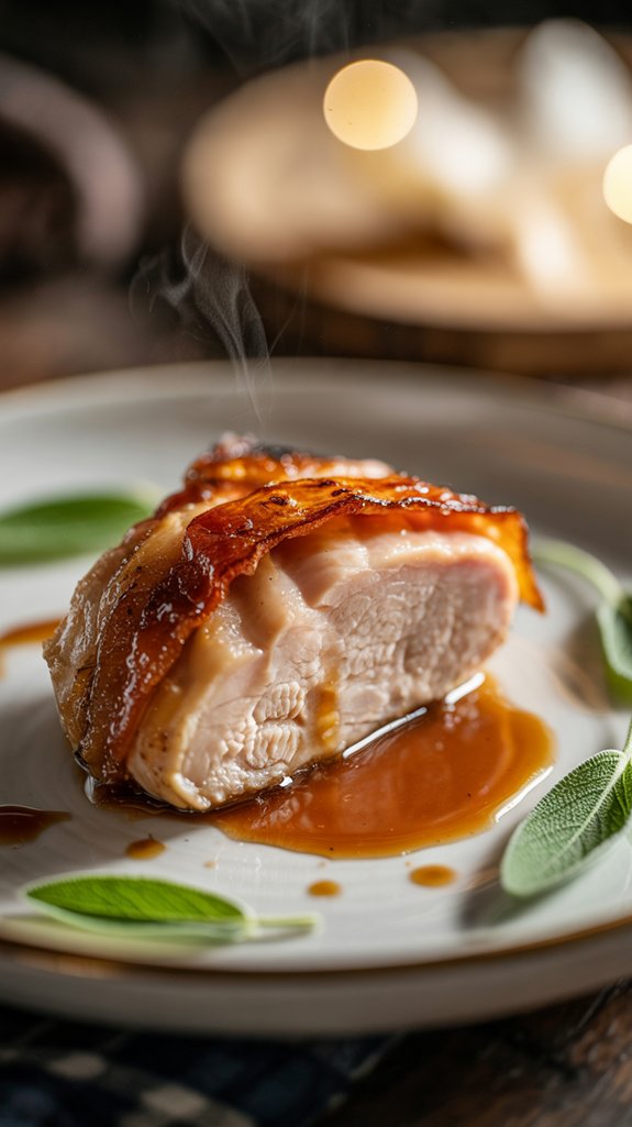 crispy prosciutto chicken saltimbocca