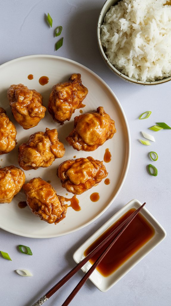 crispy sweet savory chicken