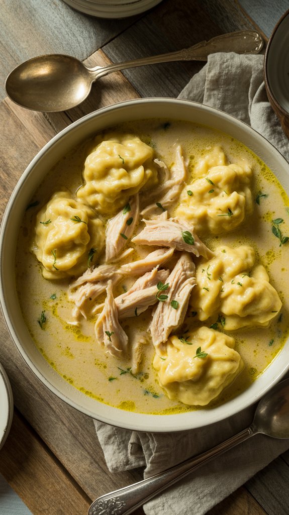 delicious chicken and dumplings